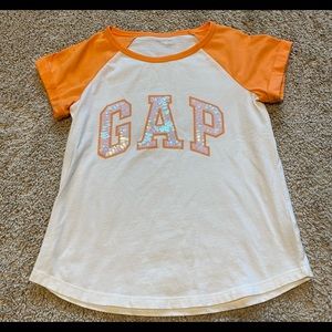 Gap Kids Sparkle Logo Shirt